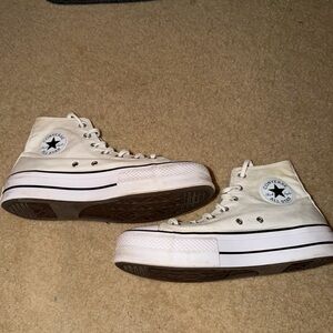 Converse Women's Off-White High-Top Sneakers